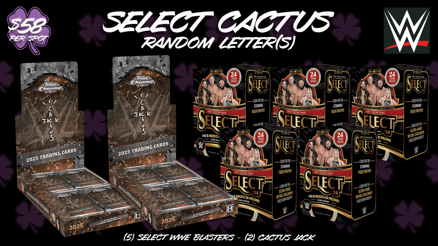 Select Cactus (AB102) - Random Letter(s)