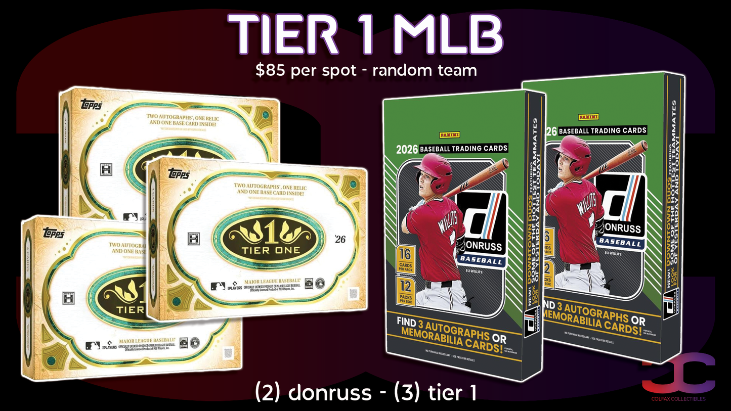 CC672 - Tier 1 MLB - Random Team