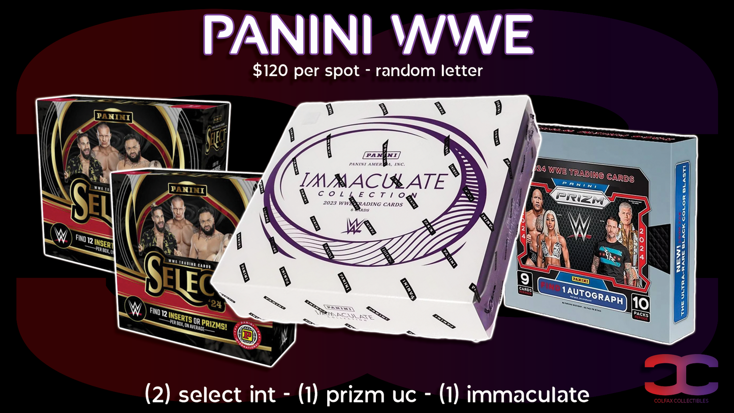 CC681 - Panini WWE - Random Letter