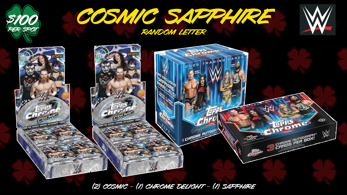 CC387 - Cosmic Sapphire WWE - Random Letter