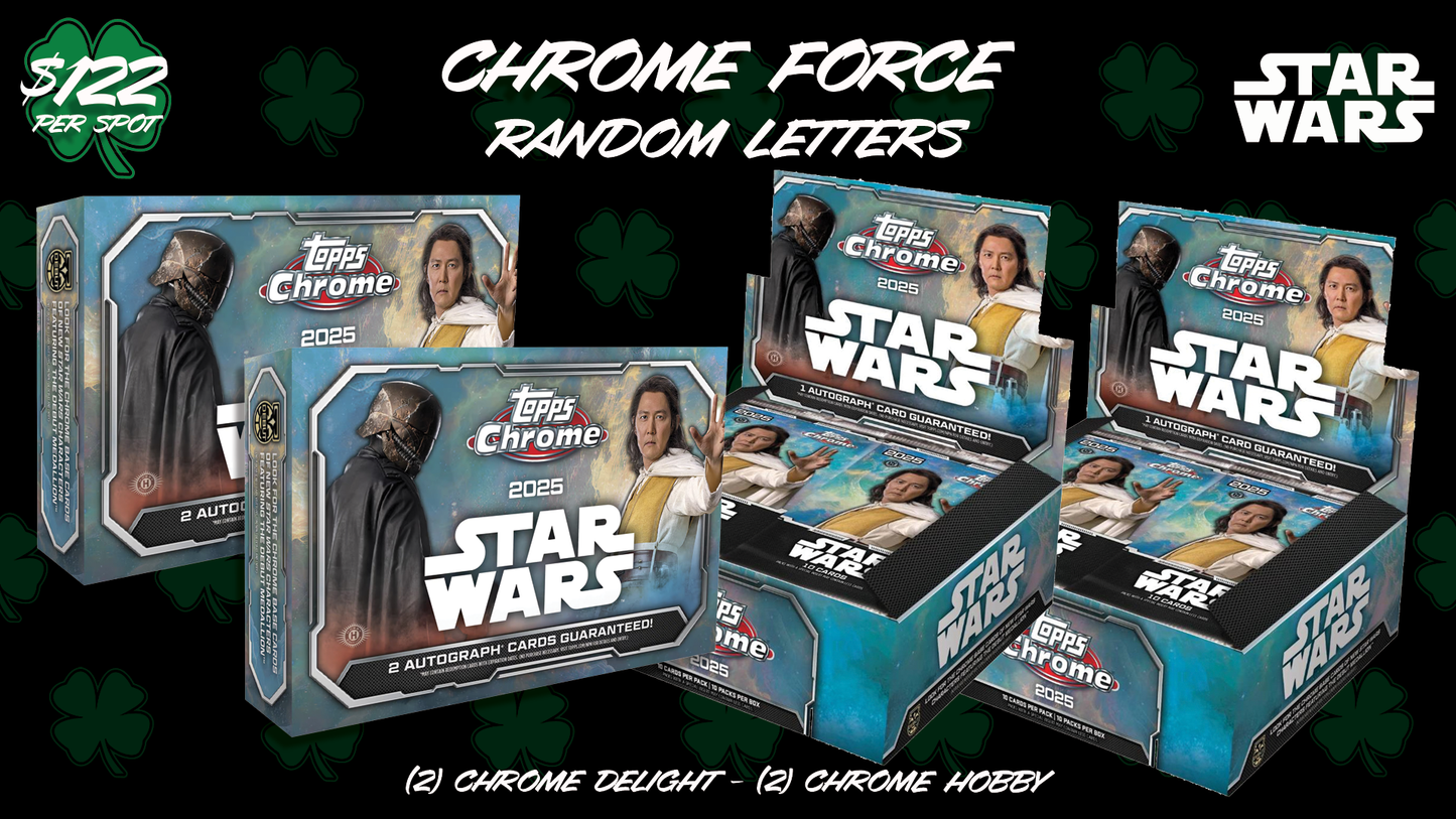 Chrome Force (GB213) - Random Letter(s)