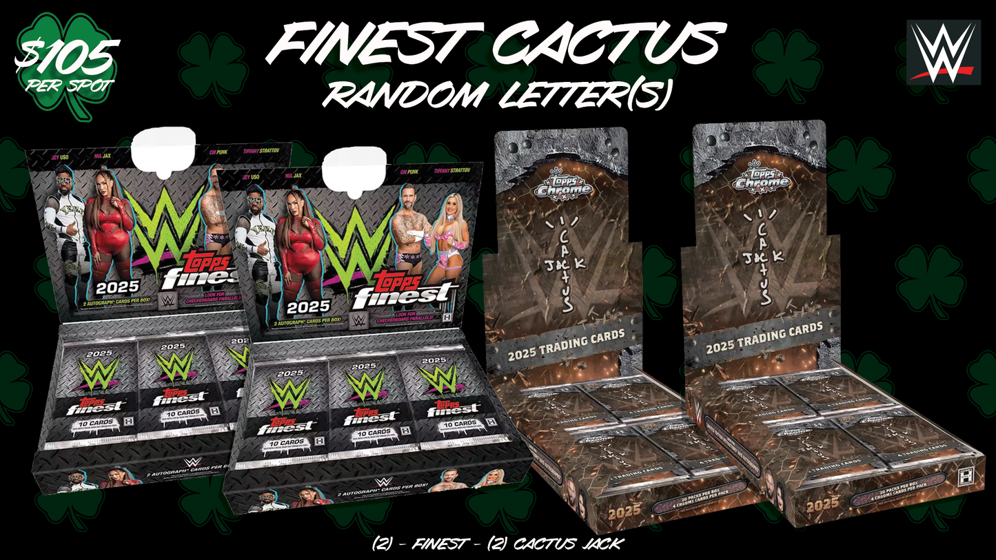 Finest Cactus (GB237) - Random Letter(s)