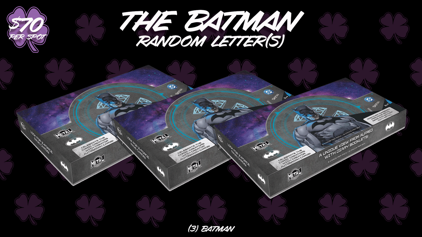 The Batman (AB101) - Random Letter(s)