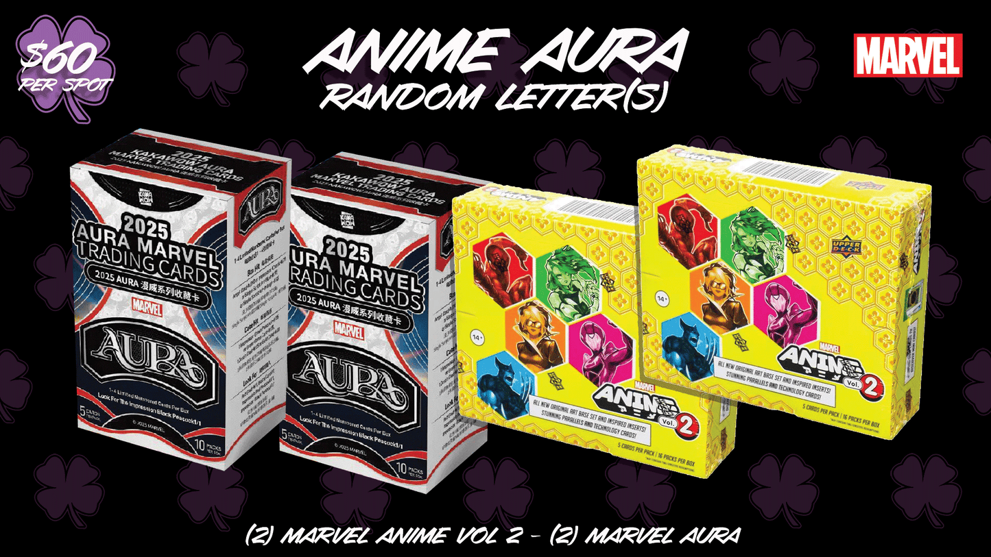 Anime Aura (AB112) - Random Letter(s)