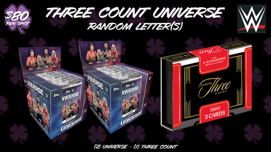 AB192 - Three Count Universe - Random Letter(s)