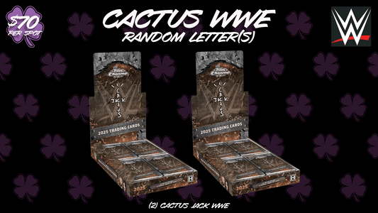 Cactus WWE (AB55) - Random Letter(s)
