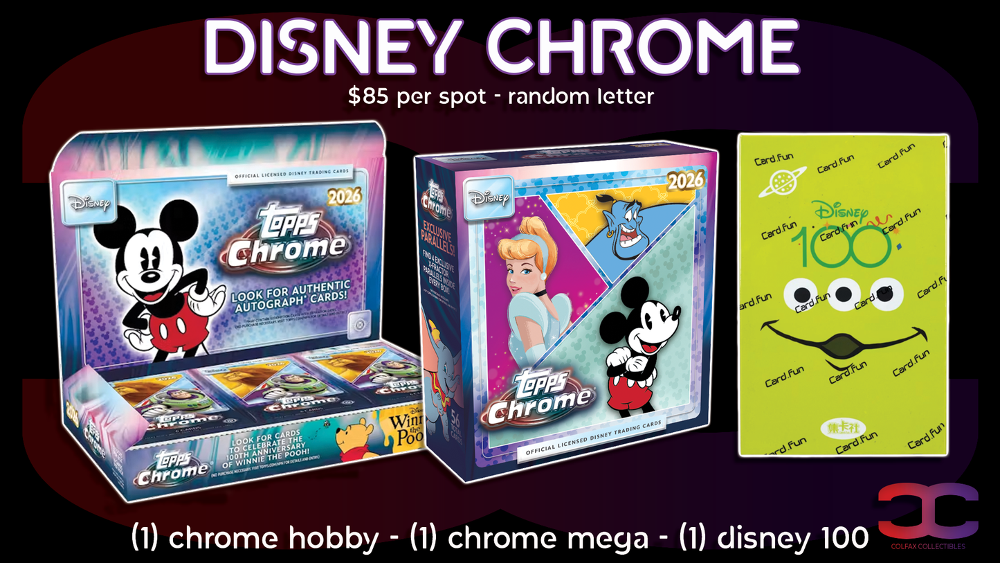 CC661 - Disney Chrome - Random Letter