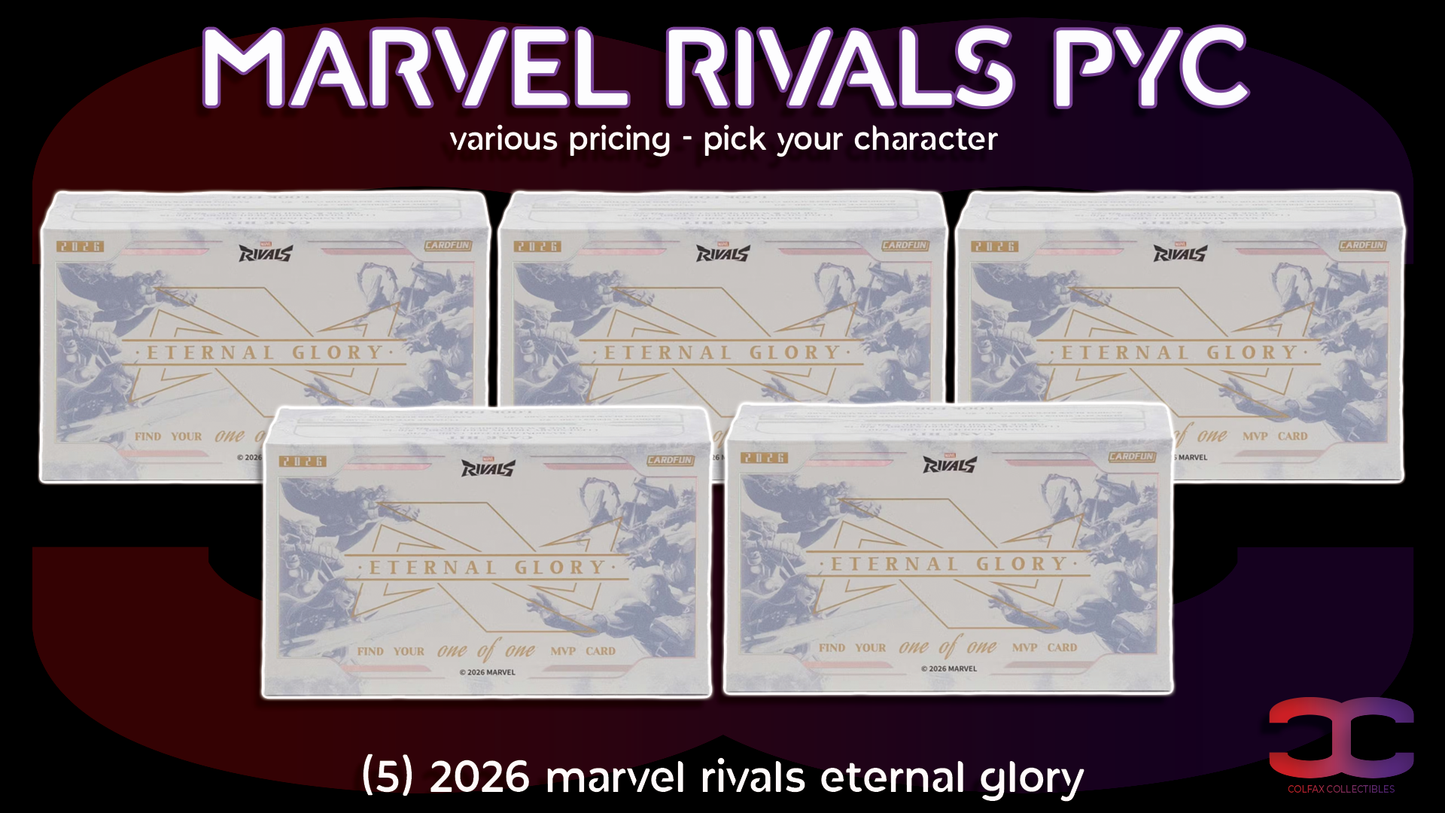 CC668 - Marvel Rivals PYC - Pick Your Character