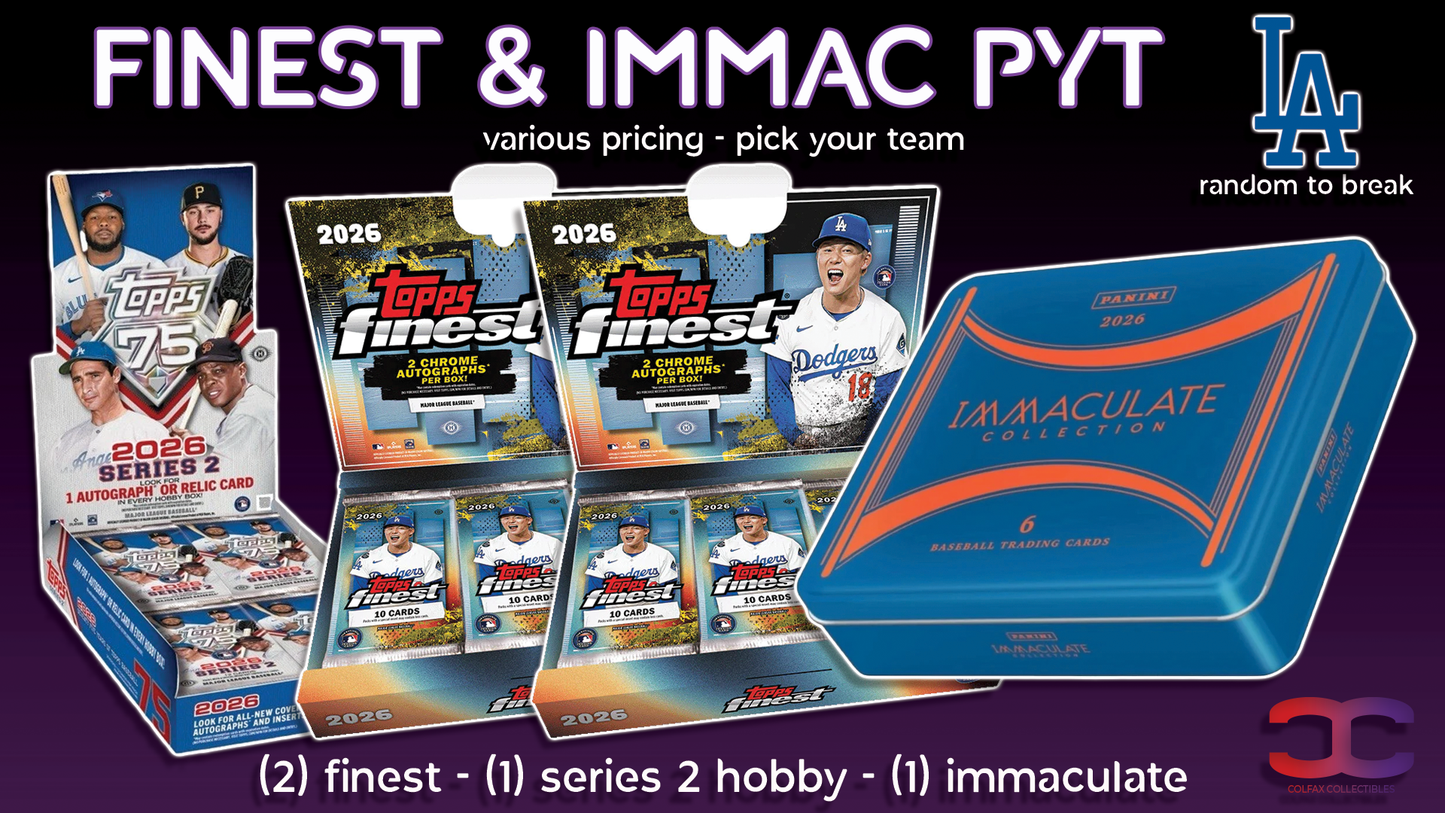 CC711 - Finest & Immac PYT - Pick Your Team