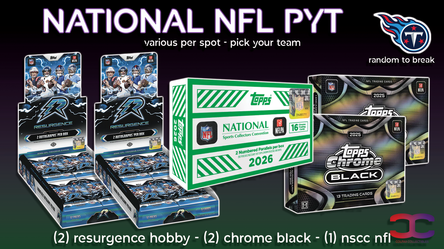 CC736 - National NFL PYT - Pick Your Team