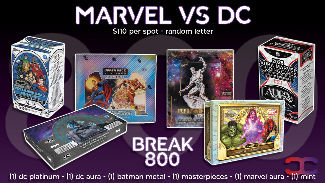 CC800 - Marvel vs DC (Random Letter)