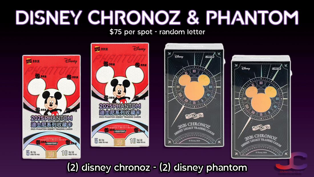 CC803 - Disney Chronoz & Phantom (Random Letter)