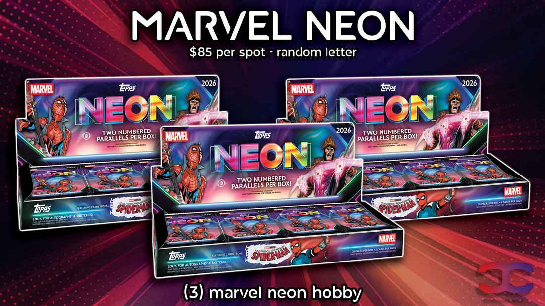 CC827 - Marvel Neon (Random Letter)