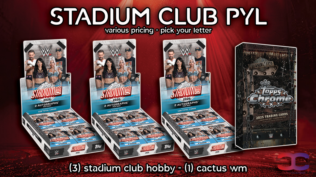 CC833 - Stadium Club PYL - Pick Your Letter