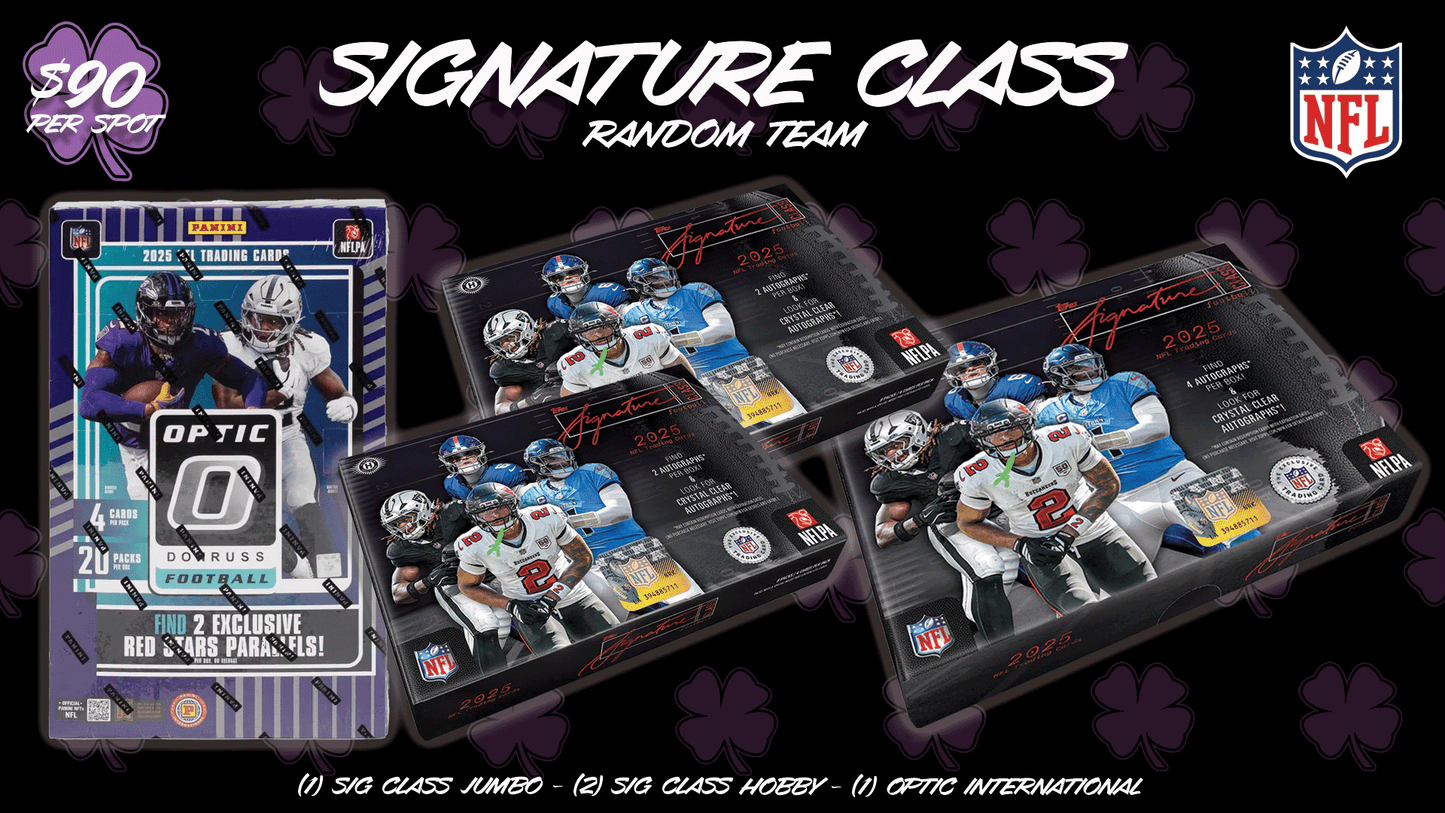AB256 - Signature Class NFL - Random Team