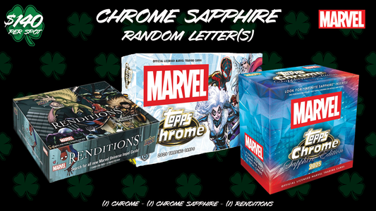 Chrome Sapphire (GB214) - Random Letter(s)