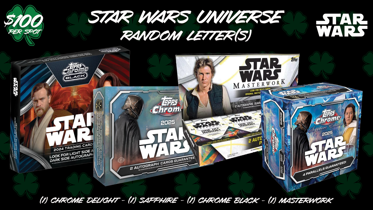 Star Wars Universe (GB235) - Random Letter(s)