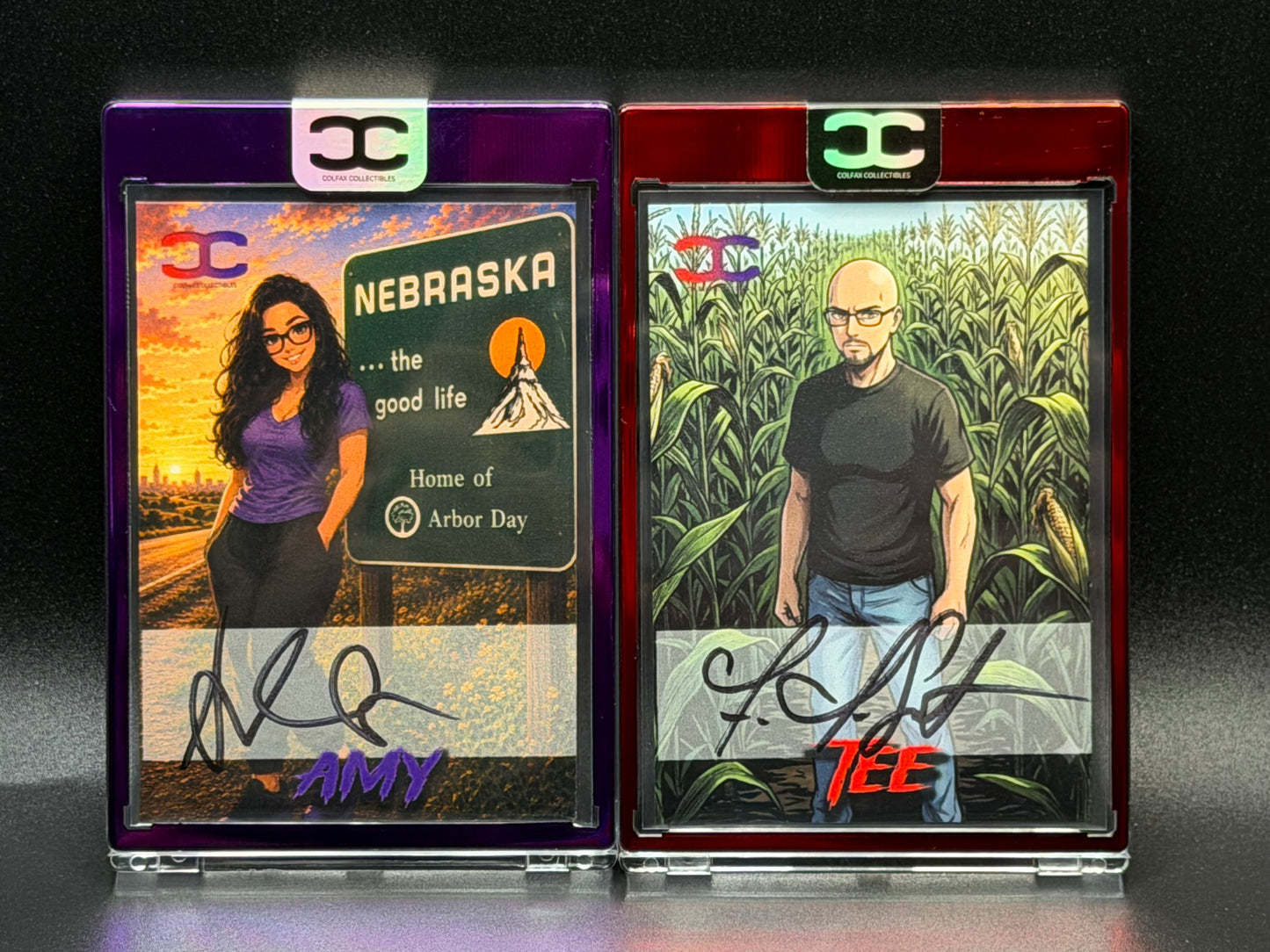 Colfax Autographed Cards